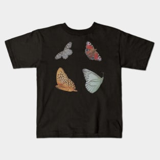 Vintage butterfly/moth Kids T-Shirt